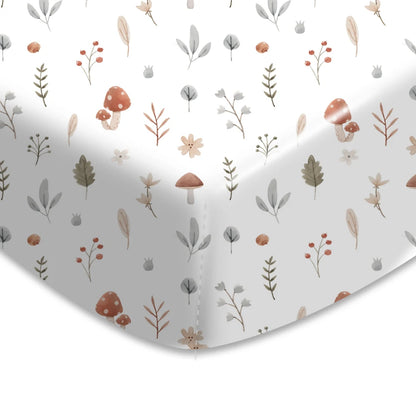 Happy Flute Cartoon Baby Bed Sheet – Soft, Breathable 70×130cm