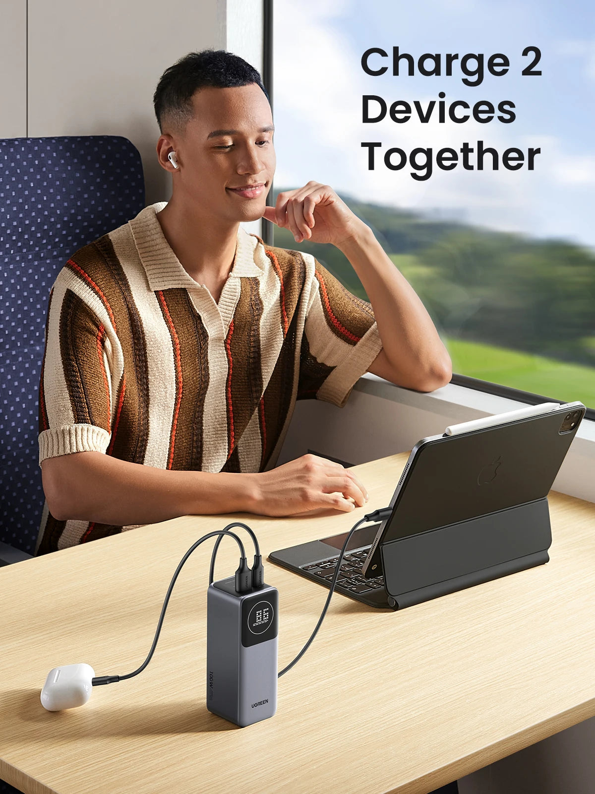 Cartmela 100W 12000mAh Power Bank | PD Fast Charging for Laptops, Tablets & Smartphones