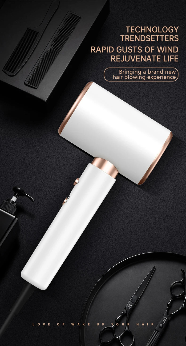 High-Speed Quiet Hair Dryer with Constant Temp & Fast Drying