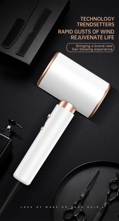 High-Speed Quiet Hair Dryer with Constant Temp & Fast Drying