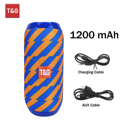 T&G TG117 Bluetooth Speaker Portable Waterproof Outdoor Stereo TWS