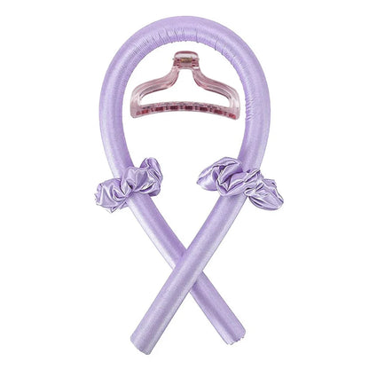 Silk Heatless Curling Rod – No-Heat Ribbon Hair Roller Headband