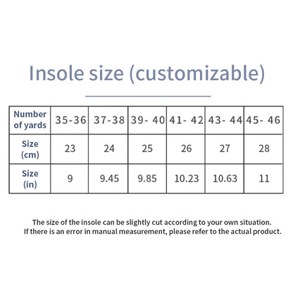 Sport Orthopedic Insoles – Shock-Absorbing EVA Inserts for Men & Women