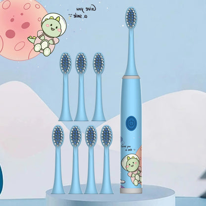 Kids Electric Toothbrush Cartoon Design