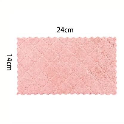 10pcs Microfiber Dish Cloths – Double-Sided Cleaning Rags for Kitchen