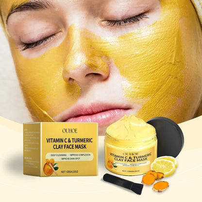 Vitamin C & Turmeric Exfoliating Facial Mask – Deep Pore Cleanser