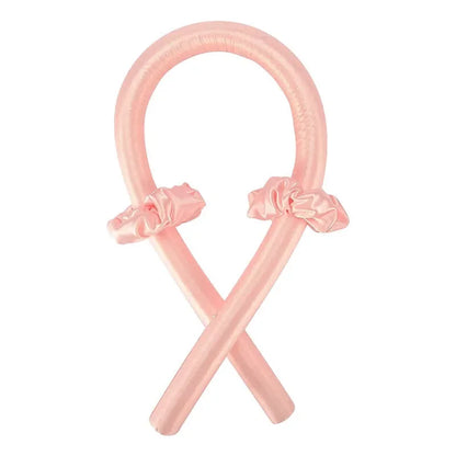 Silk Heatless Curling Rod – No-Heat Ribbon Hair Roller Headband