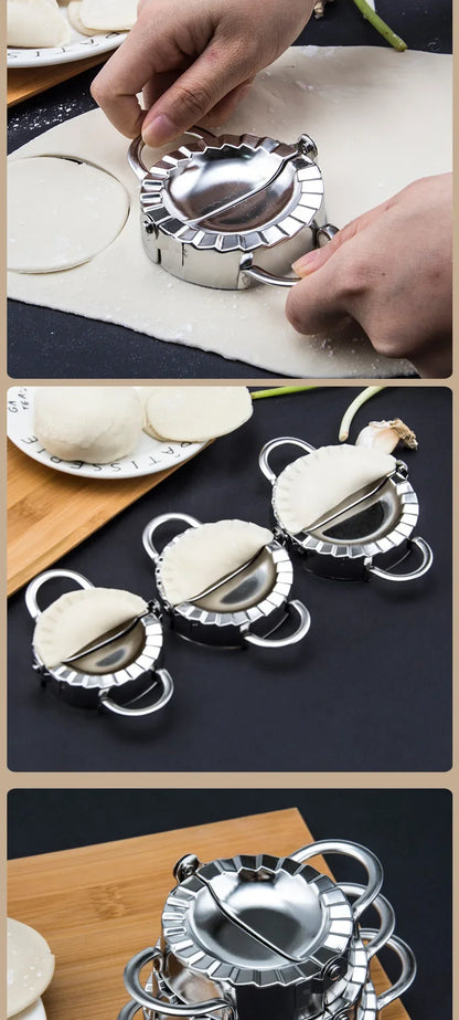 Stainless Steel Dumpling Maker Press for Ravioli, Pie, and Pastry
