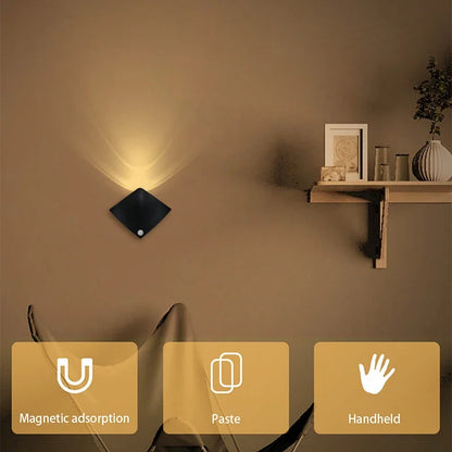 Creative Devil Fish LED Wall Lamp – Rechargeable Motion Sensor Light
