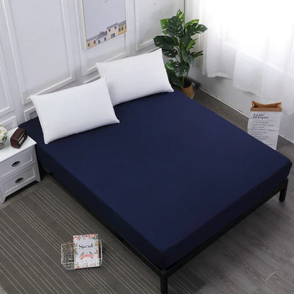 Waterproof Fitted Bed Sheet – Soft, Breathable Mattress Cover