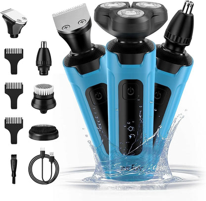 3-in-1 Electric Shaver – Beard, Nose & Razor Trimmer Waterproof