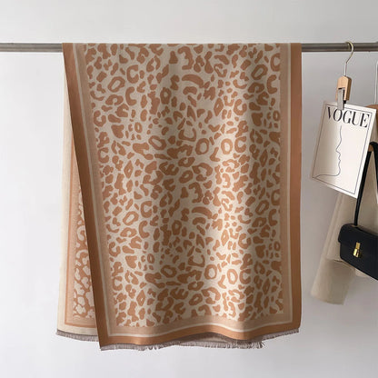 Luxury Winter Cashmere Scarf – Thick Blanket Shawl for Women