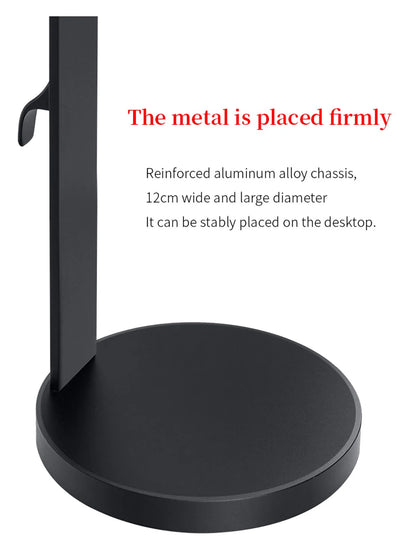 Aluminum Alloy Headphone Stand – Gaming & Earphone Display Rack