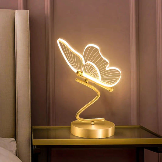 Cartmela Nordic LED Desk Lamp – Butterfly