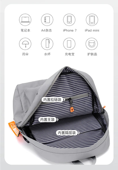 Lightweight Urban Men’s Backpack – Waterproof USB Laptop Bag