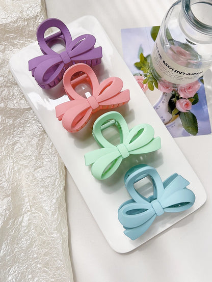 2 Pcs Marble Flower Hair Claw Clips – Cute Beach Hair Accessories