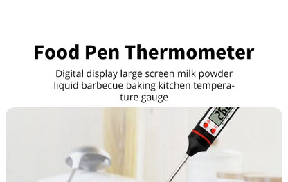 Digital Probe Kitchen Thermometer for Baking, Grill & Liquids