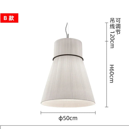 Wabi-Sabi Fabric Pendant Lights – Modern Minimalist Dining Lamps