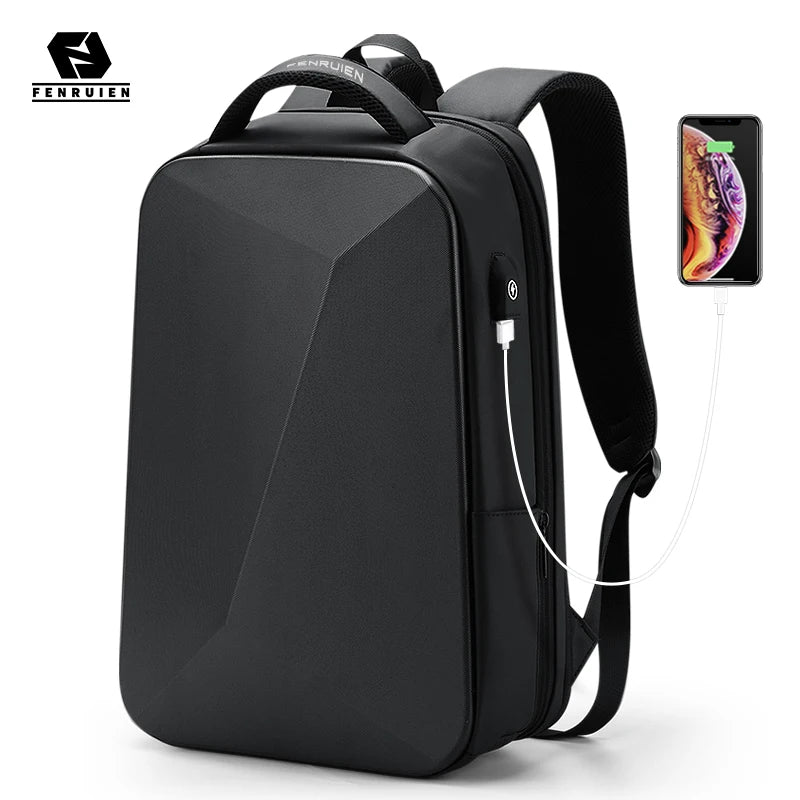 Cartmela Fenruien Laptop Backpack | Waterproof Travel Bag with USB Charging