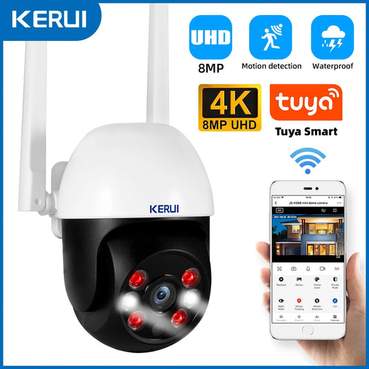 Cartmela 5MP/8MP/4K PTZ WiFi IP Camera