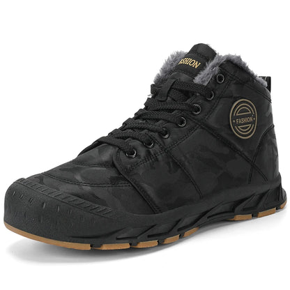 Cartmela Men's Waterproof Winter Ankle Boots