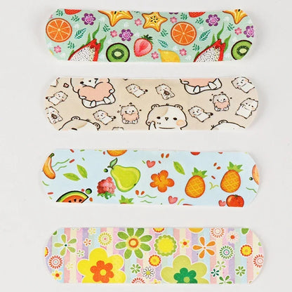100pcs Waterproof Cartoon Band Aids – Kids Adhesive Wound Strips