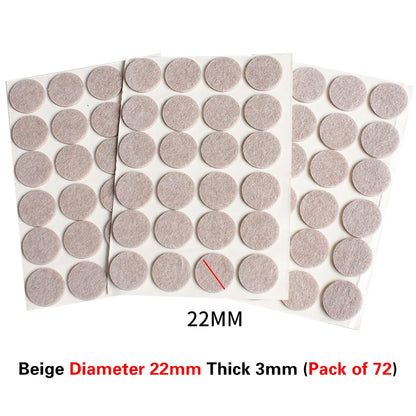 Felt Chair Leg Pads – Anti-Slip, Floor Protectors, Noise Reduction