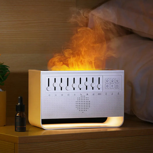 Portable White Noise Bluetooth Speaker with Night Light & Humidifier