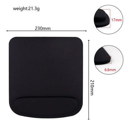 Colorful Large Wrist Mouse Pad – Thickened Non-Slip EVA Wrist Support