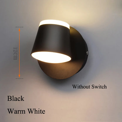 Indoor 8W LED Rotating Wall Light – Ceiling Mounted Reading Lamp