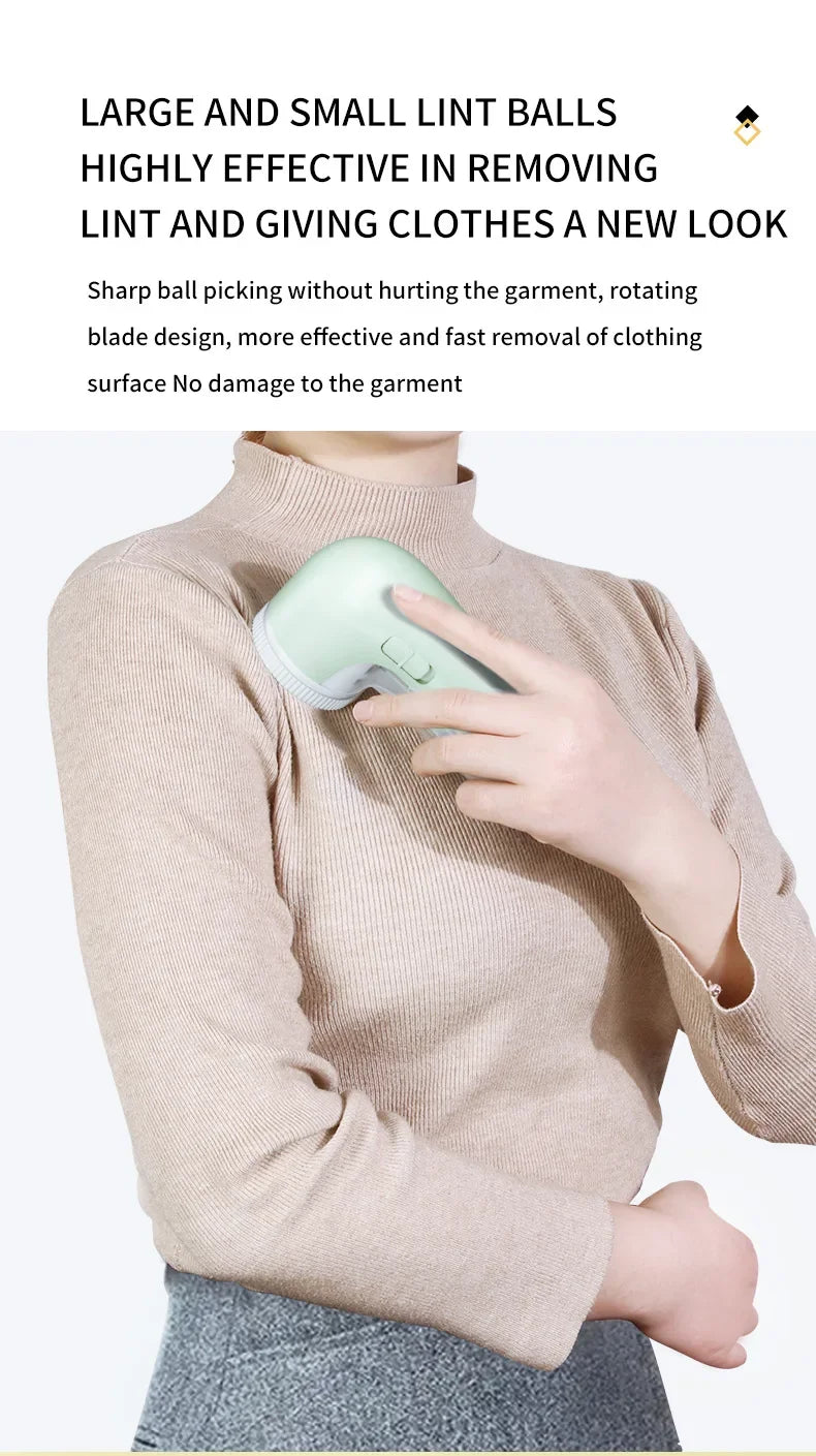 Portable Electric Fabric Lint Remover & Shaver