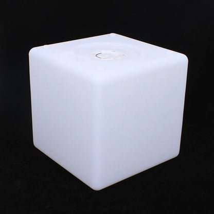 LED Cube Bar Stool Chair with 16 RGB Colors & Remote – 17" Light