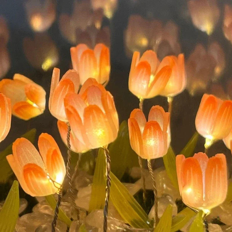 DIY Tulip Mirror Cube Lamp | Handmade Night Light Gift