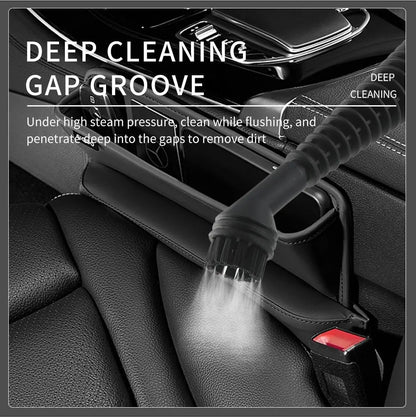 Portable Handheld Steam Cleaner – 9-Piece Pressurized Steamer for Home & Car