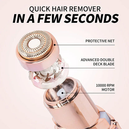 Electric Facial Hair Remover &amp; Eyebrow Trimmer for Women