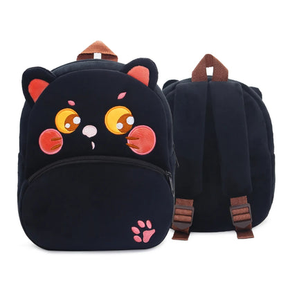 Cartmela Cute Animals Cartoon Plush Backpack - Kids Schoolbag