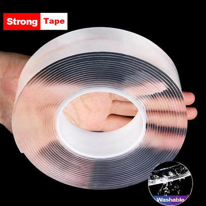 Reusable Nano Double-Sided Transparent Waterproof Adhesive Tape