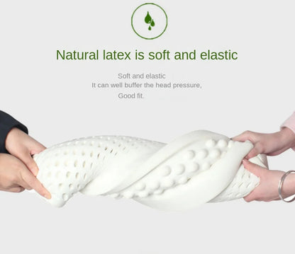Natural Latex Orthopedic Pillow | Massage Sleep Support Cushion