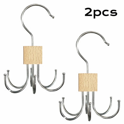360° Rotating Storage Hanger Hook for Bras, Scarves, Ties & Accessories