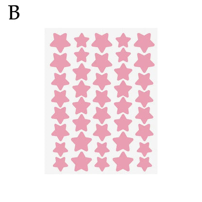 40pcs Star-Shaped Pimple Patches – Cute, Colorful & Invisible Care