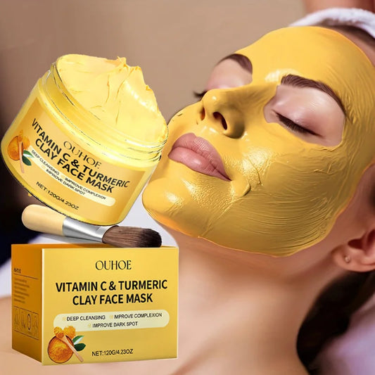 Vitamin C & Turmeric Exfoliating Facial Mask – Deep Pore Cleanser