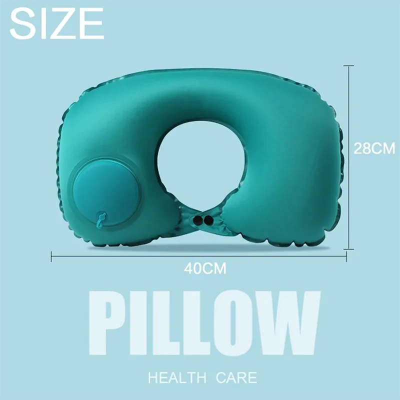 Inflatable U-Shaped Travel Pillow – Neck Support for Travel Comfort