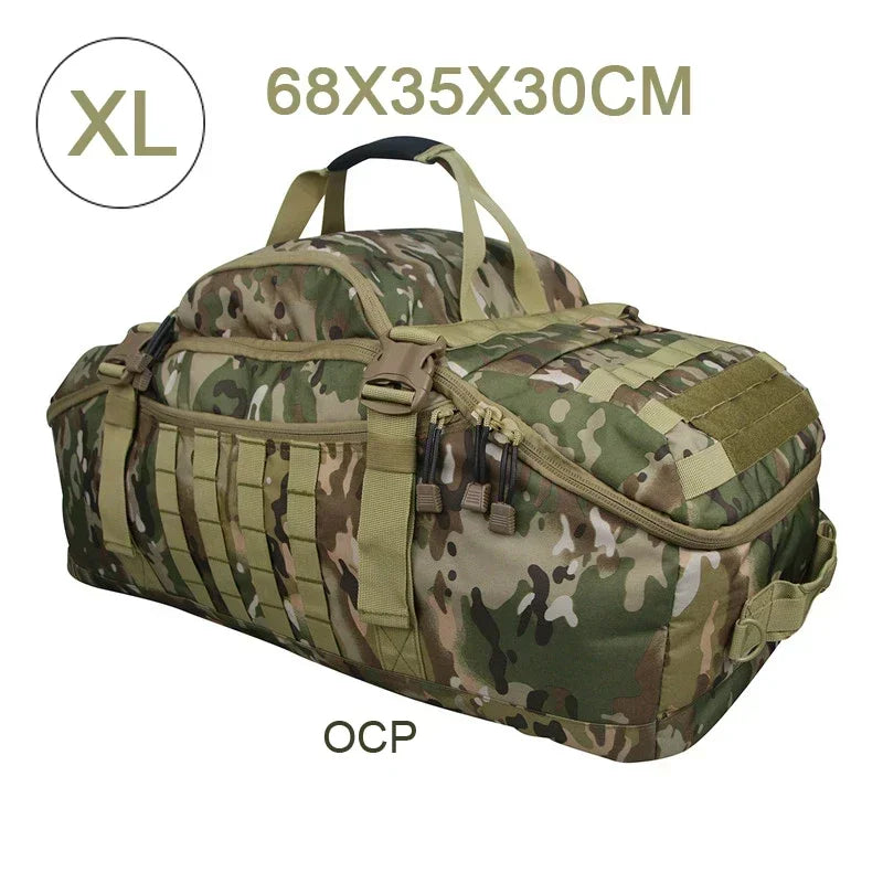 40L 60L 80L Large Tactical Duffle Backpack | Outdoor Camping & Travel Bag