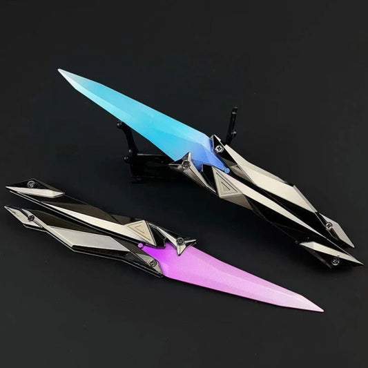 3D Engraved Tactical Butterfly Blade – Foldable Cosplay Knife