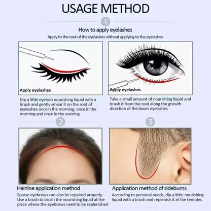 Eyebrow & Eyelash Growth Serum – Fuller, Thicker, Anti-Hair Loss