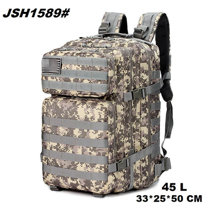 Tactical Backpack – Small Gym, Travel & Hiking Bag with Molle System