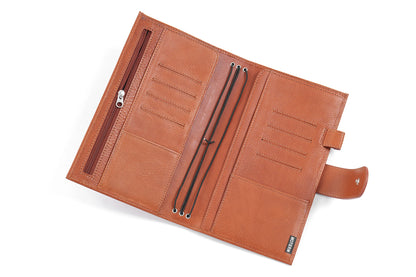 Vegetable Tanned Leather Travel Notebook – Standard Planner Cover