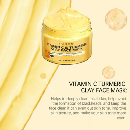 Vitamin C & Turmeric Exfoliating Facial Mask – Deep Pore Cleanser
