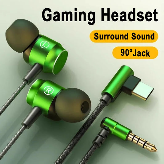 90° Jack Wired Gaming Headset