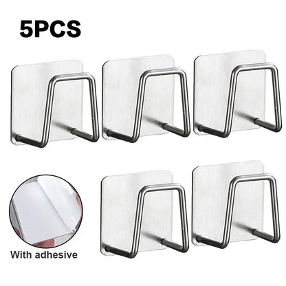 Stainless Steel Sink Sponge Holder – Wall-Mount Kitchen Organizer